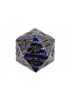 Jumbo Metal d20 - Midnight Seas